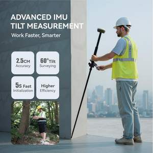 Equipo de Topografía GNSS RTK E1 Pro Único, GNSS RTK con Más de 20 Horas de Autonomía, con Base IMU y Rover, GPS RTK con Pantalla HD Más Grande - Product Image 5