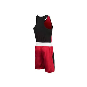 Ensemble d'entraînement de boxe personnalisable avec logo frontal, short et débardeur légers à séchage rapide, athlétique, pour la salle de sport, le fitness et les arts martiaux - Product Image 6