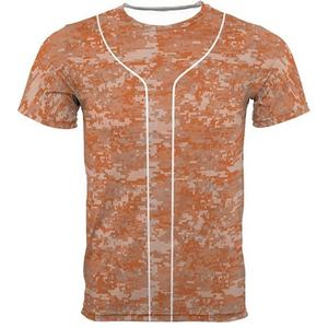 Camisetas deportivas de béisbol para hombre y mujer, Jersey de béisbol con estampado de camuflaje personalizado, disponible en varios colores - Product Image 5
