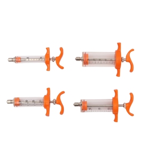 Seringue vétérinaire TPX pour bétail, 10 ml, 20 ml, 30 ml, 50 ml, injecteur en plastique et acier pour la santé animale, par DEBONAIRII - Product Image 1