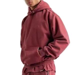 2023 haute qualité en gros personnalisé 100% coton lourd goutte épaule bas prix sweats à capuche respirant - Product Image 4