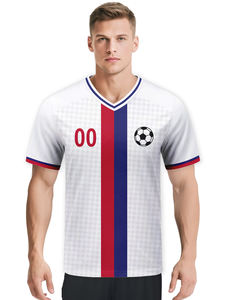 Camiseta de Fútbol Personalizada para Hombre y Mujer, Camiseta Blanca de Equipo de Fútbol con Nombre Personalizado, Número Impreso - Product Image 3