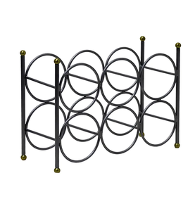 ที่วางขวดไวน์โลหะลุคใหม่ ที่วางไวน์ดีไซน์แฟนซี ยืนชั้นวางขวดไวน์ได้หลายชั้นในต้นทุนต่ําสุด - Product Image 4