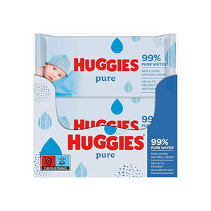 Toallitas Húmedas para Bebé Huggies Natural Care con Aroma a Pepino, Aloe Vera y Vitamina E |   Hipoalergénico, 10 Paquetes con Tapa Abatible (560 Toallitas) - Product Image 6