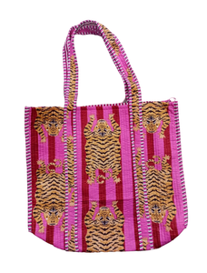 Sac fourre-tout à imprimé tigre Sacs fourre-tout de luxe de qualité supérieure fabriqués en Inde Produit par fabricant et exportateur indien - Product Image 2