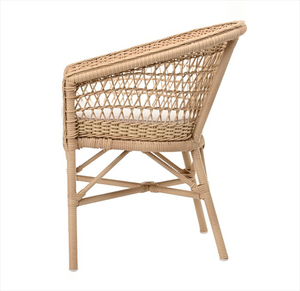 Banco marroquí plegable directo de fábrica de espejo pulido BaliWeave para cocina y comedor cuadrado crudo con inventario espacioso - Product Image 4