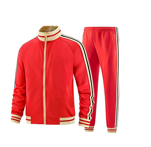 Ensembles de survêtements pour hommes, manches longues, fermeture éclair intégrale, sweat-shirt actif, vestes et pantalons, tenues en 2 pièces - Product Image 1