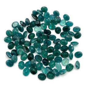 อัญมณีควอตซ์ทรงรี Grandidierite ธรรมชาติจากมาดากัสการ์แฮนด์เมดสําหรับทําเครื่องประดับ - Product Image 2