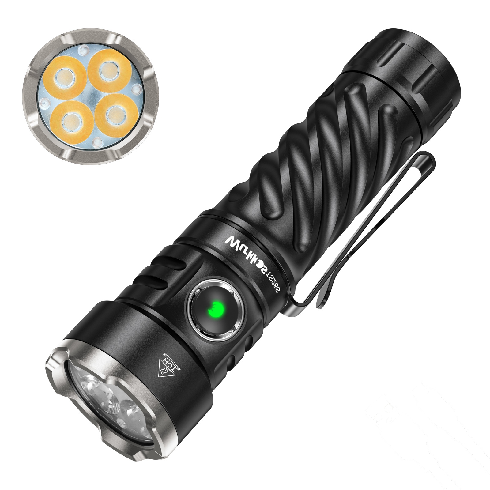 Lampe de Poche LED puissante étanche rechargeable Lampe de Poche LED puissante étanche rechargeable