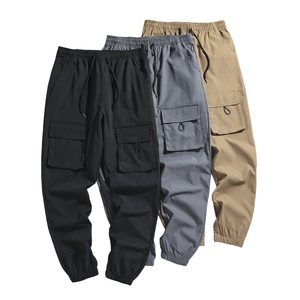 กางเกงคาร์โก้ยุทธวิธีของผู้ชายกางเกงแฟชั่นแนวสตรีทมีกระเป๋าข้างกางเกงลำลองทรงปกติดีไซน์ตามสั่ง - Product Image 1