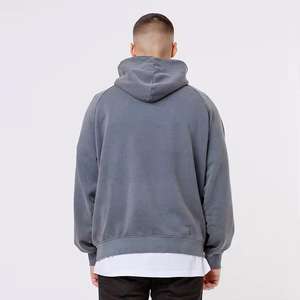 Sudadera de talla grande para hombre, sudaderas con capucha, Jersey, sudaderas con capucha de lana, sudaderas con capucha en blanco de gran tamaño, logotipo personalizado básico, mezcla de algodón - Product Image 3