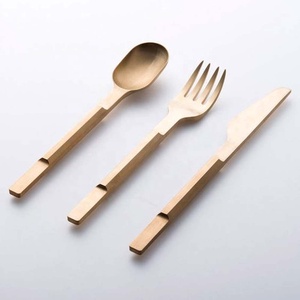 Juego de cubiertos de acero inoxidable de lujo, diseño moderno único, de alta calidad, de aspecto real, para boda - Product Image 4