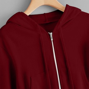 Premium Quality Women's Long Sleeve Casual <b>Workout</b> <b>Hoodie</b> Cropped Perfect Fit for Winter Season Custom Weaving ODM Supply - Product Image 2