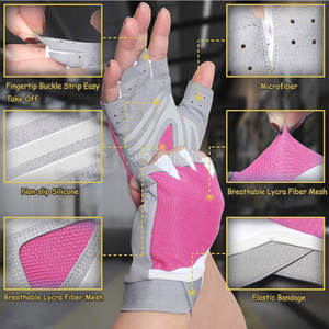 Yoga musculation entraînement respirant antidérapant demi doigt gants de Fitness 2023 nouveau modèle gants de Fitness - Product Image 2