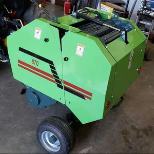 Presse à foin de paille ronde à prix compétitif Mini presse à foin ronde avec approbation CE à des prix modérés Expédition dans le monde entier - Product Image 6