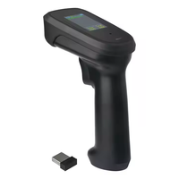 Lector de Códigos de Barras 2D DYscan, Inalámbrico de Alto Rendimiento, Conexión 2.4G BT, Escáner de Códigos de Barras Portátil con Pantalla