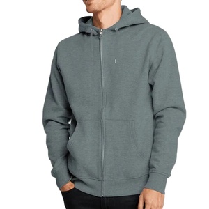 ผู้ผลิตเสื้อแจ็คเก็ตซิปมีฮู้ดสำหรับผู้ชาย แบบสั่งทำพิเศษ คุณภาพสูง ทรงโอเวอร์ไซส์ ผ้าฝ้าย 100% หนัก 500 กรัม แบบครอป - Product Image 1