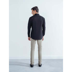 Camisa Casual TKALIS de Corte Ajustado, Cuello Alto, 100% Algodón Popelina, Antiarrugas, Manga Corta para Uso en Oficina de Verano, Talla 6XL, Unze London - Product Image 4