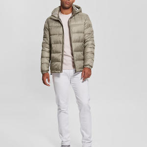 Chaqueta Acolchada de Lona Impermeable de Alta Calidad para Hombre, Abrigo de Invierno de Manga Larga con Cuello Alto, Ropa de Invierno al por Mayor - Product Image 1