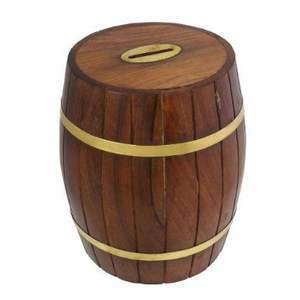 Tirelire en bois artisanale de haute qualité |   Vente en gros |   Direct d'usine - Product Image 1