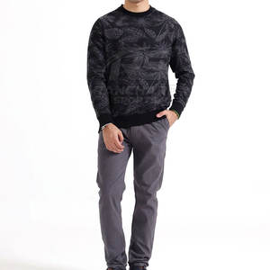 เสื้อสเวตเชิ้ตผู้ชายแฟชั่นใหม่แบบเรียบหนา สกรีนโลโก้ได้  ขายออนไลน์ - Product Image 3