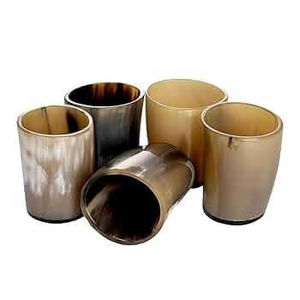 Corne courte à usage mondial, finition mate de haute qualité, design moderne et minimaliste, torsion classique, faite à la main, écologique, exportée d'Inde - Product Image 3