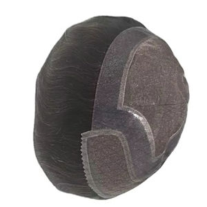 Raw <b>Hair</b> Mono Front Lace 100% <b>Human</b> <b>Hair</b> <b>Wig</b> Toupee Patches Prosthetic Taz <b>Hair</b> BD High Quality - Product Image 5