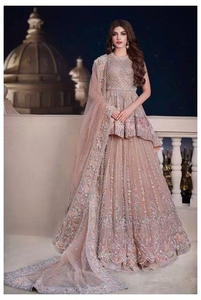 Koti-cuentas de cristal decorativas con Lehenga, nuevas, elegantes, para el trabajo de boda, 2021 - Product Image 5