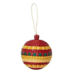 ของตกแต่งคริสต์มาสทรงกลมทำมือจากหวายและหญ้าทะเล เป็นมิตรกับสิ่งแวดล้อม ขายดีที่สุด สำหรับตกแต่งบ้าน ขายส่ง - Product Image 5