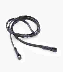 2026 Último Diseño Riendas de Cuero para Caballo de Carreras Antideslizantes Accesorios de Riendas Laterales Transpirables Duraderos para Equitación - Product Image 6