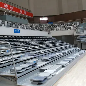 Avant Kính thiên văn nền tảng Bleacher hệ thống Arena trong nhà tiết kiệm không gian di động có thể thu vào tribune gấp thể thao khán đài ghế