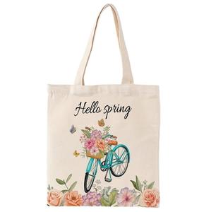 Sacs fourre-tout en toile durable pour femmes Designs géométriques bohèmes minimalistes uniques Fermeture à glissière Chaîne pour les cadeaux de voyage - Product Image 6