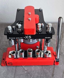 เครื่องย้ำเหล็กขนาด5-16ที่6X มอเตอร์กำลังขยายสูงรวมถึงการจีบม้วนสำหรับอุปกรณ์ล่าสัตว์เปลือกกระสุน - Product Image 1