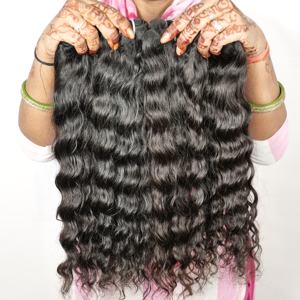 Barato Remy 100% Natural ondulado negro paquetes vendedor virgen cutícula alineada Tengle libre indio extensiones de cabello humano - Product Image 5