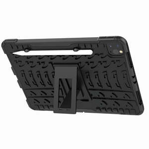 เคสไอแพดโปร 11 นิ้วแบบทนทานพร้อมขาตั้งขอบสีดำ - Product Image 1