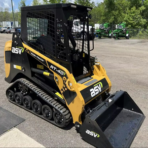 ASV RT-40 Compact <b>Track</b> Mini Skid Steer Loader Diesel Crawler Loader 38HP with Front Bucket and Yanmar for Construction - Product Image 1