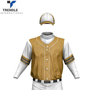 Ensemble de tenue de baseball tendance, grande taille, uni, personnalisable, respirant, séchage rapide, antibactérien, vêtements de sport pour hommes et femmes - Product Image 3