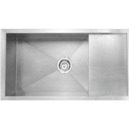 Carysil Quadro Single Bowl Escurridor Fregadero 45X20X9 Material Acero Inoxidable - Product Image 1