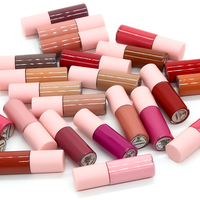Kit de rouge à lèvres mignon sans marque de couleur différente personnalisé miroitant lèvres repulpant marque privée coloré cosmétique paillettes bonbons brillant à lèvres