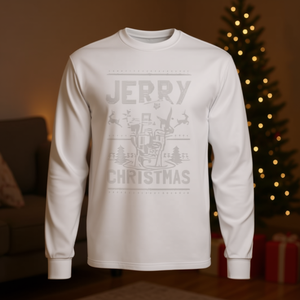 Camiseta de Manga Larga Jerry Christmas, Estilo Suéter Feo, Ropa Navideña - Product Image 3