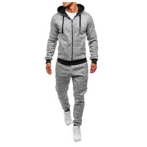 Conjunto Deportivo de Algodón para Hombre, con Capucha, Transpirable, de 220 Gramos, para Invierno, Personalizado, de 2 Piezas, Estilo Francés, Corte Regular, al por Mayor - Product Image 5