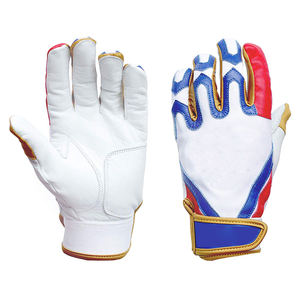 Gants de frappe de baseball et de softball en cuir Cabretta de haute qualité, logo personnalisé, gants de sport, poignet court, gants de frappe de baseball - Product Image 1