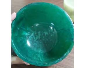 Sci ชามสลัดเรซินทำด้วยมือราคาไม่แพงชามเสิร์ฟสลัดอะคริลิคและเรซินหรูหราผลิตด้วยมือสำหรับเครื่องใช้บนโต๊ะอาหารในบ้าน - Product Image 3