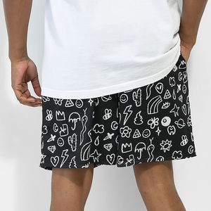 Pantalones cortos de malla de Venta caliente sublimados hasta la rodilla pantalones cortos transpirables de secado rápido 100% pantalones cortos de malla de poliéster Unisex - Product Image 4