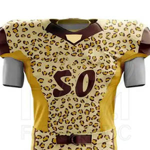 100% Polyester Men <b>Clothing</b> <b>American</b> Professional Uniforms With Customizable Fabric <b>American</b> Football Set's - Product Image 6