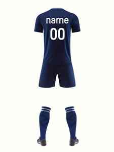 2025 maillot de football ensemble Kit d'uniforme de Football pour jeunes pour garçons et filles vêtements de sport respirants et à séchage rapide uniformes de maillot de Football - Product Image 2