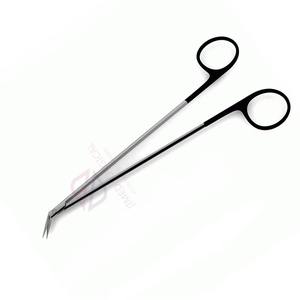 Tijeras Vasculares DeBakey Manuales Reutilizables de Alta Calidad, Hoja Angulada de 10 mm, Mango Recubierto de Negro, Acero Inoxidable, Precisión Quirúrgica - Product Image 3