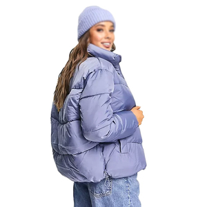 Vêtements pour femmes, vestes et manteaux d'hiver, veste matelassée courte pour femmes, veste bomber, manteaux à bulles tendance pour femmes, service OEM - Product Image 1