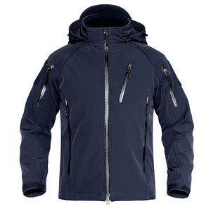 Offre Spéciale Hommes Soft Shell Vestes Hiver Avant Personnalisé Slim Fit À Capuche Coton Doublure Coupe-Vent Respirant - Product Image 2