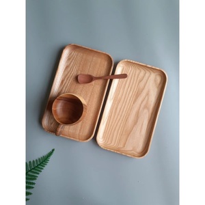 Plateau en bois fait main pour la nourriture, le café, le thé - Product Image 3